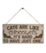 Cats Are Like...Wooden Sign