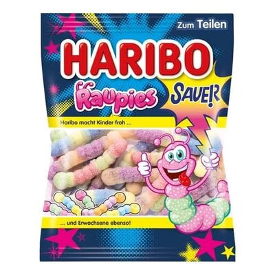 Haribo Sour Caterpillars 160g