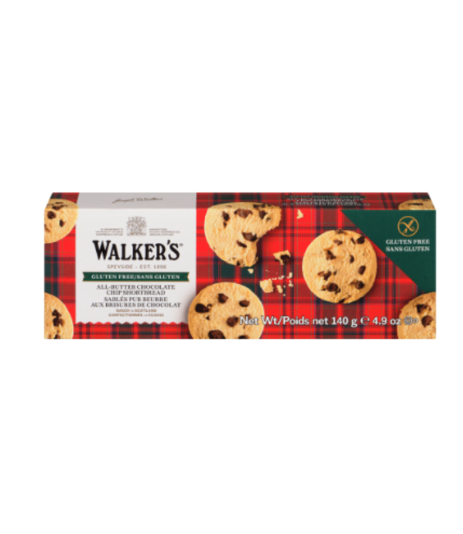 Walkers Butter Chocolate Chip Cookies Gluten Free