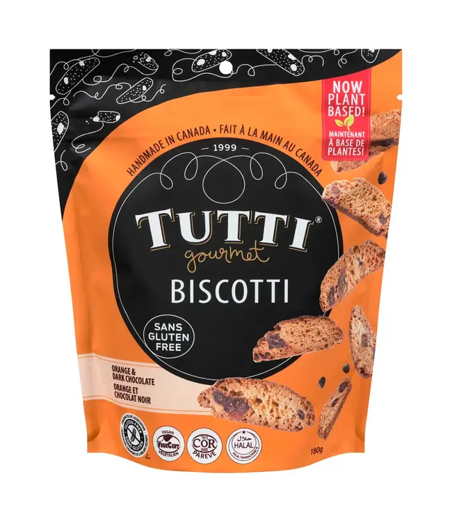 Orange & Dark Chocolate Biscotti Gluten Free