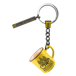 Yellow Mini Camp Mug Keychain