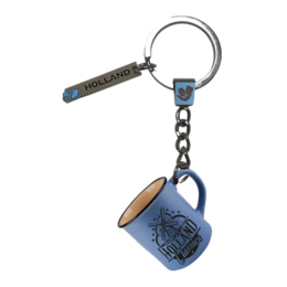 Blue Mini Camp Mug Keychain