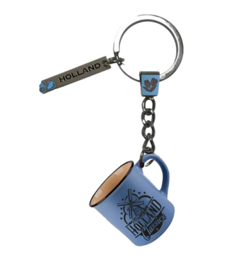 Blue Mini Camp Mug Keychain