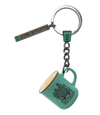 Green Mini Camp Mug Keychain