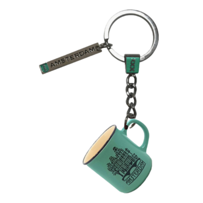 Green Mini Camp Mug Keychain