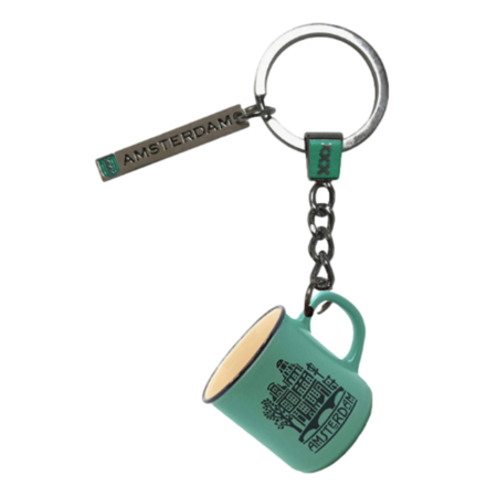 Green Mini Camp Mug Keychain