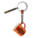 Orange Mini Camp Mug Keychain