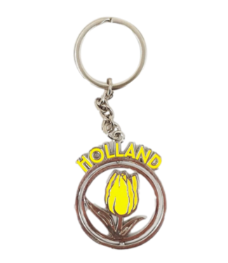 Yellow Holland Tulip Keychain