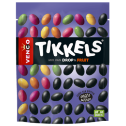Venco Tikkels Licorice & Fruit 245g
