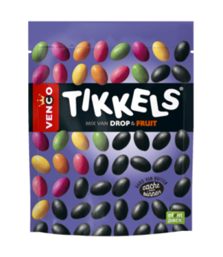 Venco Tikkels Licorice & Fruit 245g
