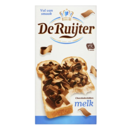 De Ruijter Milk Chocolate Flakes 200g