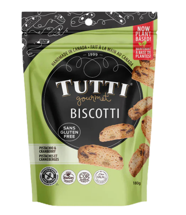 Pistachio & Carnberry Biscotti Gluten Free