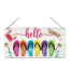 Hello Summer...Wooden Sign