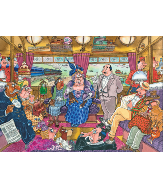 Great Train Robbery! Puzzle 1000pc (Mystery Retro 9)