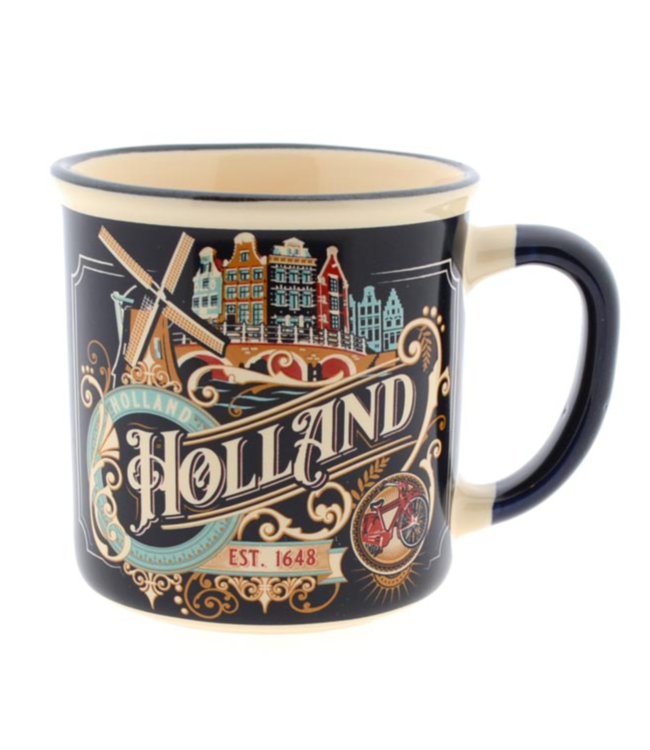 Vintage Holland Mug - Blue (Small)