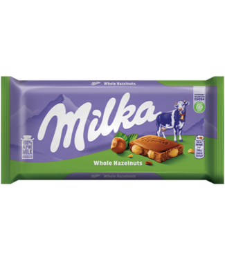 Milka with Whole Hazelnuts 95g