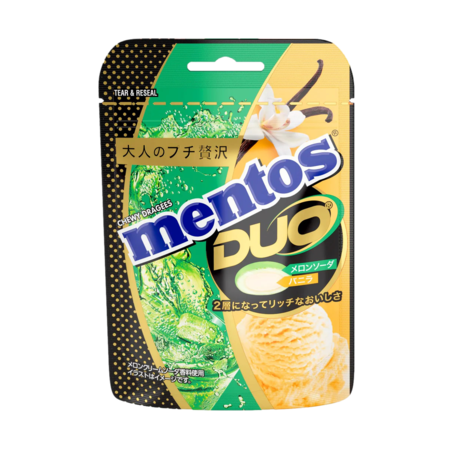 Mentos Duo Melon Soda & Vanilla 45g