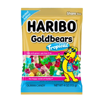 Haribo Gold Bears Tropical 113g