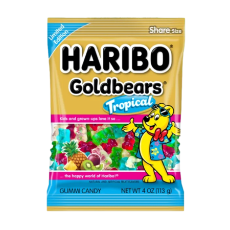 Haribo Gold Bears Tropical 113g