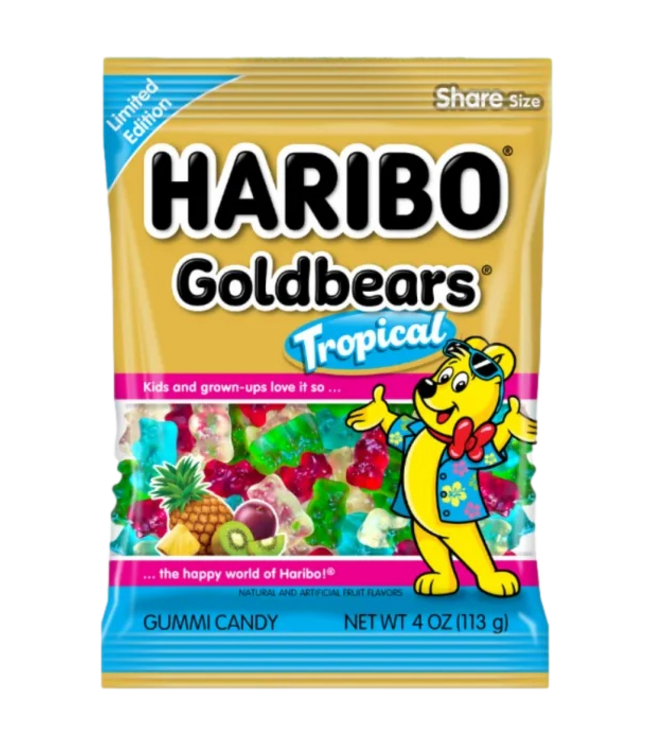 Haribo Gold Bears Tropical 113g