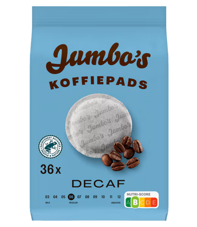 Jumbo Decaffeinated Coffee Pods 36 Count