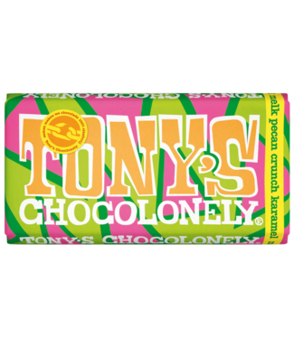 Tony's Chocolonely Milk Pecan  Crunch Caramel
