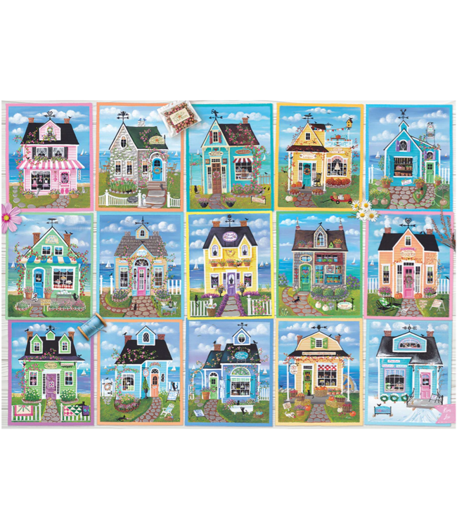 Seaside Shops Puzzle 1000pc
