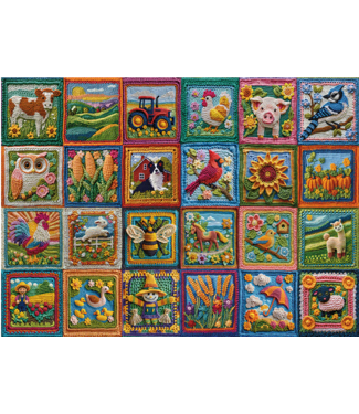 Country Life Crochet Puzzle 1000pc