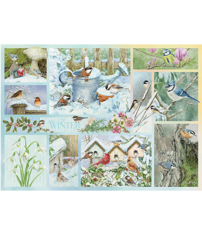 Garden Birds in Winter Puzzle 500pc