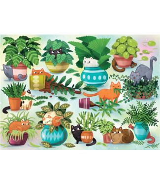 Cats vs. Plants Puzzle 500pc