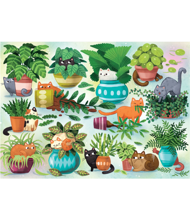 Cats vs. Plants Puzzle 500pc