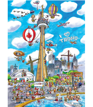 DoodleTown: Toronto Puzzle 1000pc(LB)
