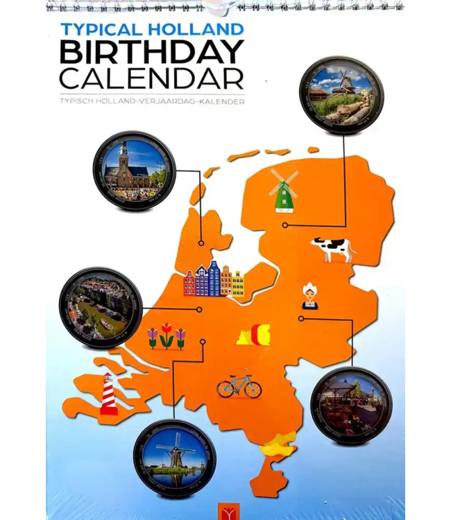 Holland Perpetual Birthday Calendar