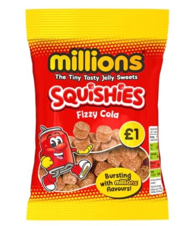 Millions Squishies Cola 100g