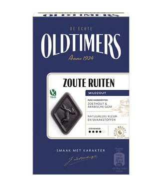 Oldtimers Hindelooper Ruitjesdrop (Blue) 235g