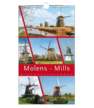 Windmills Perpetual Birthday Calendar