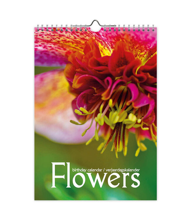 Flowers Perpetual Birthday Calendar