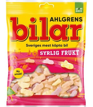 SP:Bilar Swedish Cars - Sour Fruit 100g