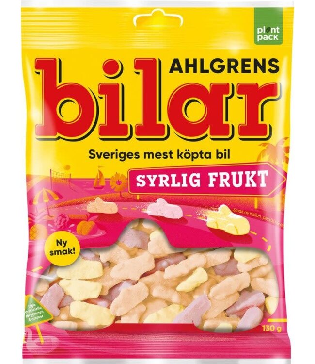 Bilar Swedish Cars - Sour Fruit 100g