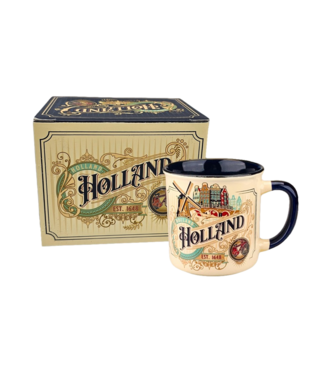 Classic Vintage Holland Mug - Cream