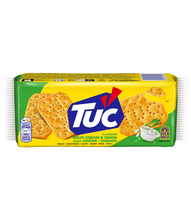 Tuc Sour Cream & Onion Crackers 100g