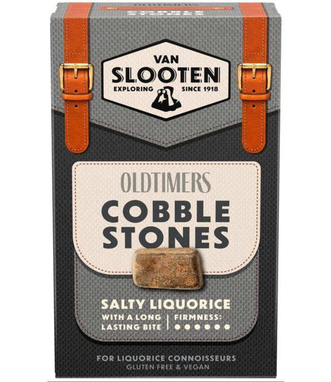 Oldtimers Zwart-Wit Salmiak Klinkers (Grey) 235g