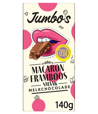 Jumbo Milk Chocolate Macaron Raspberry