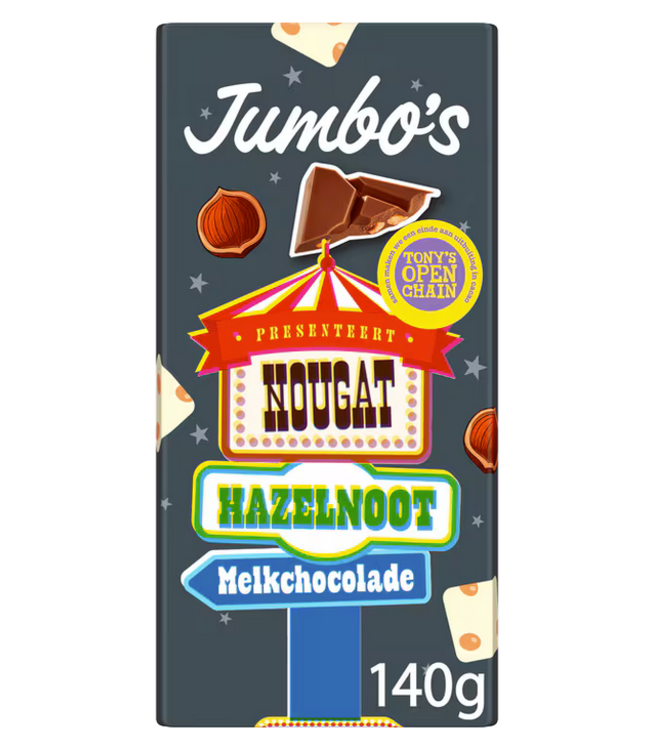 Jumbo Milk Chocolate Nougat Hazelnut