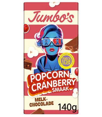 Jumbo Milk Chocolate Popcorn Cranberry