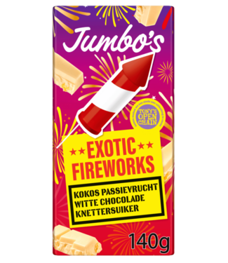 Jumbo White Chocolate Coconut, Passionfruit, Crystal Sugar