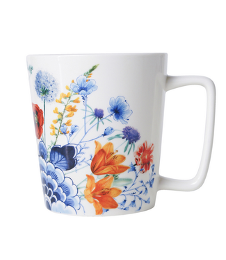 Heinen Delft Blue Wild Flowers Oasis Tea Mug 300ml