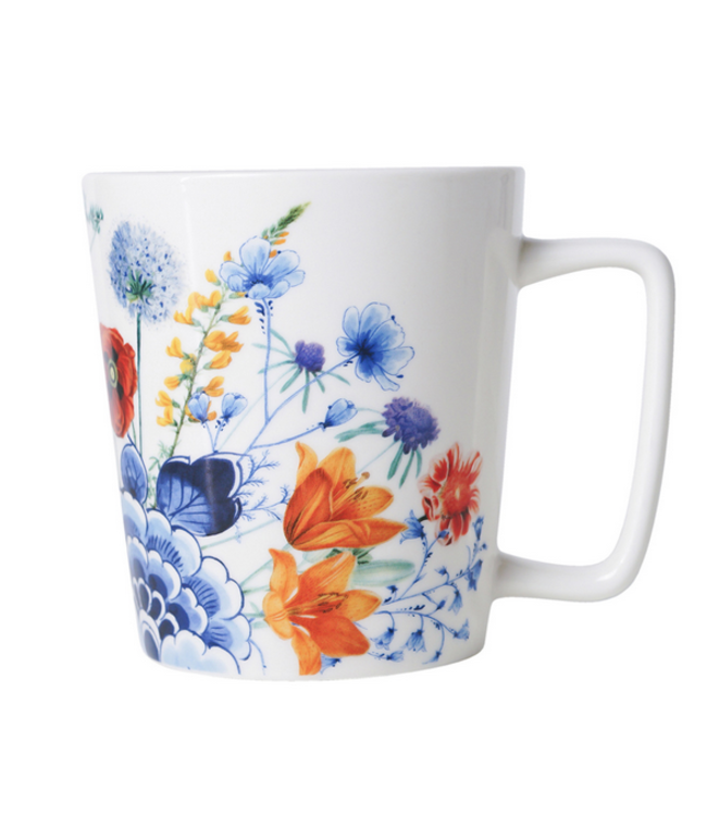 Heinen Delft Blue Wild Flowers Oasis Tea Mug 300ml