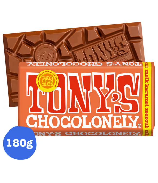 Tony's Chocolonely 32% Milk Caramel Sea Salt