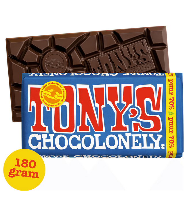 Tony's Chocolonely 70% Dark Chocolate